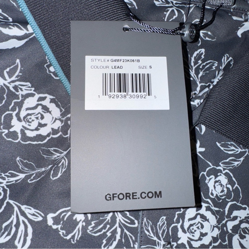 G/FORE Golf Polo Shirt Mens S  POPPY Floral GFORE  S/S NWT - Picture 4 of 5